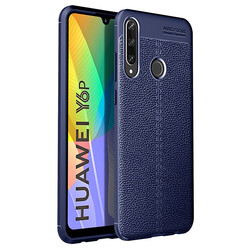 Huawei Y6P Case Zore Niss Silicon Cover Navy blue
