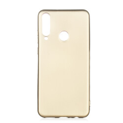 Huawei Y6P Case Zore Premier Silicon Cover Gold