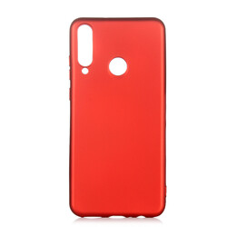 Huawei Y6P Case Zore Premier Silicon Cover Red