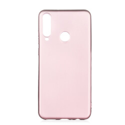 Huawei Y6P Case Zore Premier Silicon Cover Rose Gold