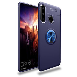 Huawei Y6P Case Zore Ravel Silicon Cover Blue