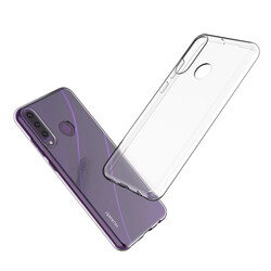 Huawei Y6P Case Zore Süper Silikon Cover Colorless