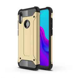 Huawei Y6S 2019 Case Zore Crash Silicon Cover Gold