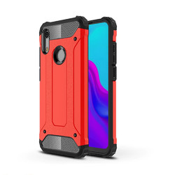Huawei Y6S 2019 Case Zore Crash Silicon Cover Red