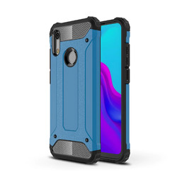 Huawei Y6S 2019 Case Zore Crash Silicon Cover Blue