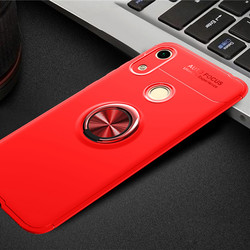 Huawei Y6S 2019 Case Zore Ravel Silicon Cover Red