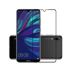 Huawei Y6S 2019 Davin 5D Cam Ekran Koruyucu Siyah