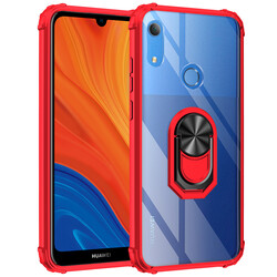 Huawei Y6S 2019 Kılıf Zore Mola Kapak Kırmızı