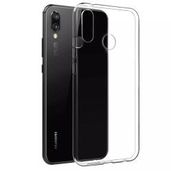 Huawei Y7 Prime 2019 Kılıf Zore Süper Silikon Kapak Renksiz