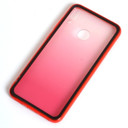 Huawei Y7 Prime 2019 Kılıf Zore Estel Silikon Kırmızı