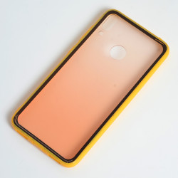 Huawei Y7 Prime 2019 Kılıf Zore Estel Silikon Sarı