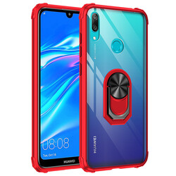 Huawei Y7 Prime 2019 Kılıf Zore Mola Kapak Kırmızı