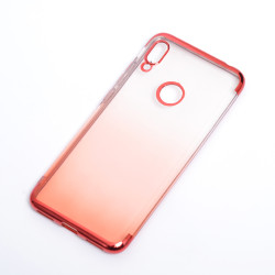 Huawei Y7 Prime 2019 Kılıf Zore Moss Silikon Kırmızı