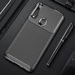 Huawei Y9 Prime 2019 Kılıf Zore Negro Silikon Kapak Siyah