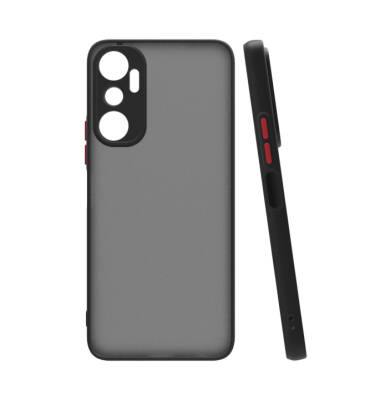 İnfinix Hot 20 Case Zore Hux Cover Black