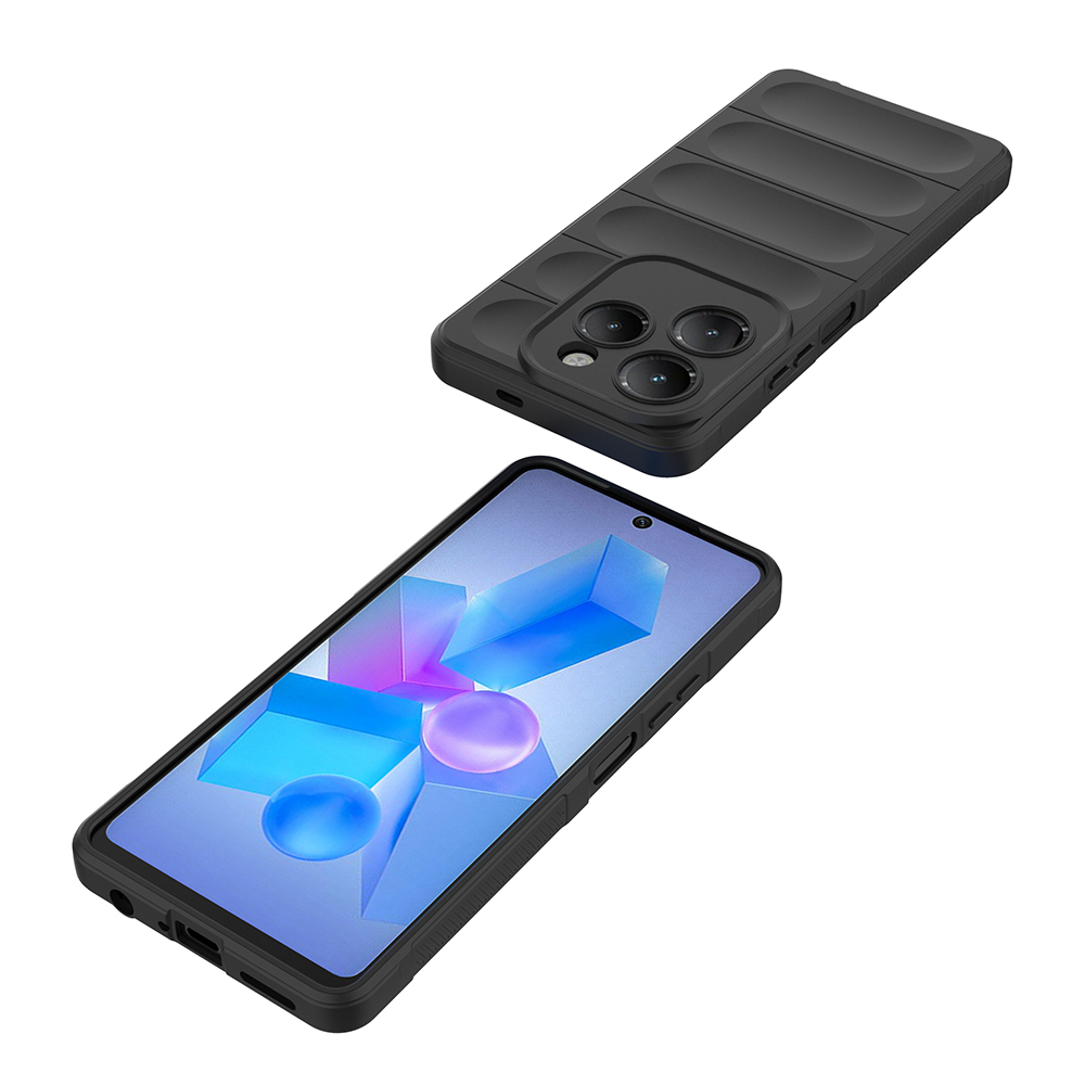 İnfinix Hot 40 Kılıf Esnek TPU Oyuklu Arka Yüzey Tasarımlı Zore Etnik Silikon Kapak - 24