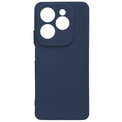 Infinix Hot 40 Pro Case Zore Biye Silicone Navy blue