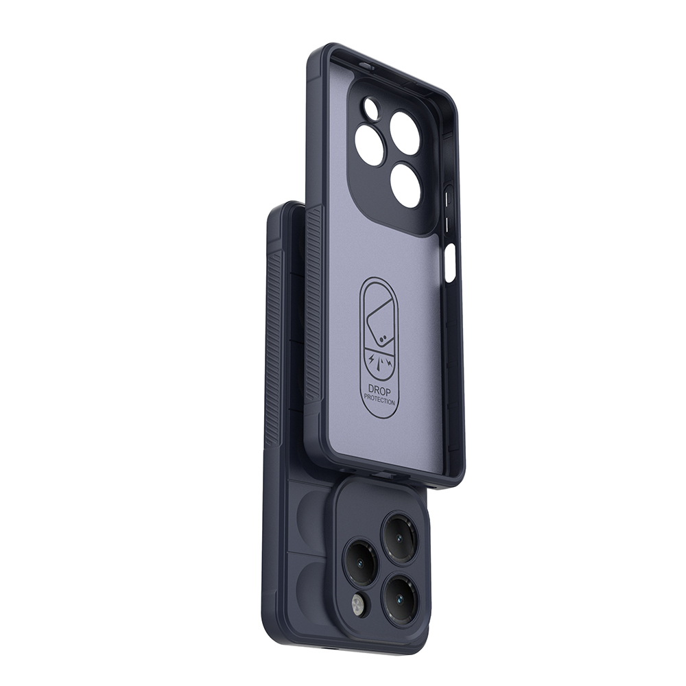 İnfinix Hot 40 Pro Kılıf Esnek TPU Oyuklu Arka Yüzey Tasarımlı Zore Etnik Silikon Kapak - 16