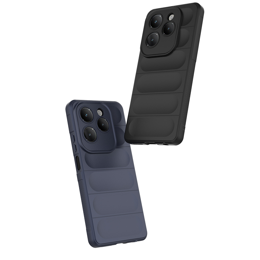 İnfinix Hot 40 Pro Kılıf Esnek TPU Oyuklu Arka Yüzey Tasarımlı Zore Etnik Silikon Kapak - 17