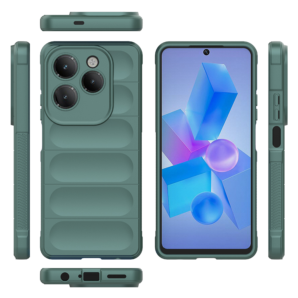 İnfinix Hot 40 Pro Kılıf Esnek TPU Oyuklu Arka Yüzey Tasarımlı Zore Etnik Silikon Kapak - 28