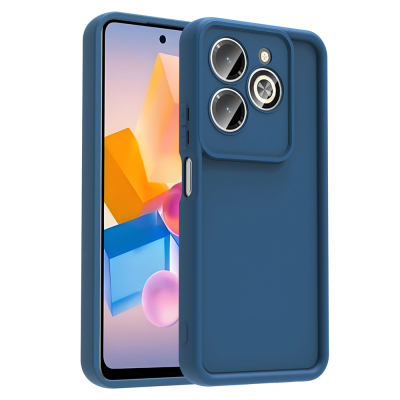 İnfinix Hot 40İ Kılıf Kamera Korumalı Zore Ananas Kapak Koyu Yeşil