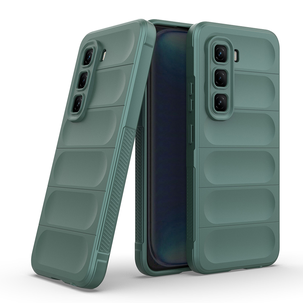 İnfinix Hot 50 4G Kılıf Esnek TPU Oyuklu Arka Yüzey Tasarımlı Zore Etnik Silikon Kapak - 9
