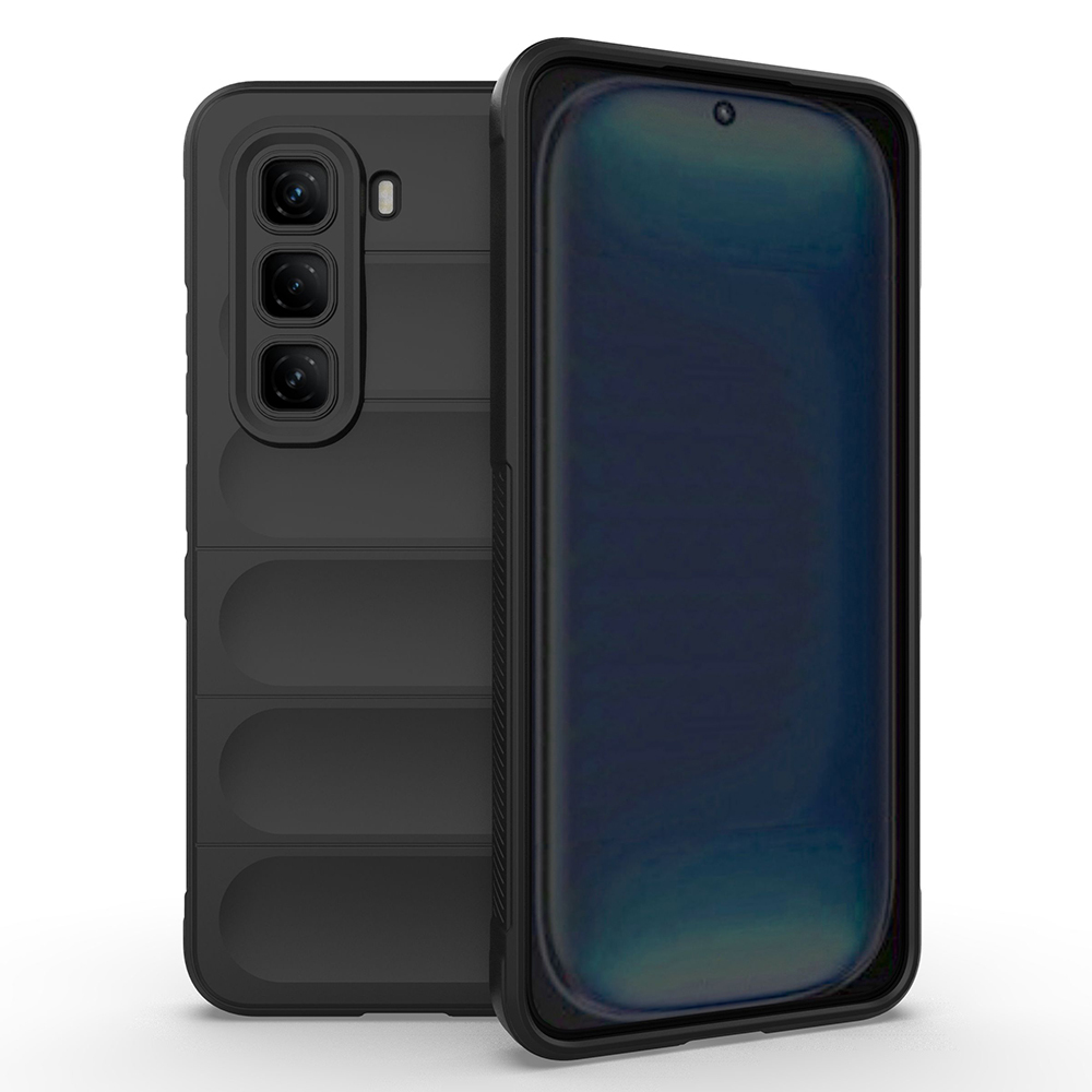 İnfinix Hot 50 4G Kılıf Esnek TPU Oyuklu Arka Yüzey Tasarımlı Zore Etnik Silikon Kapak - 3