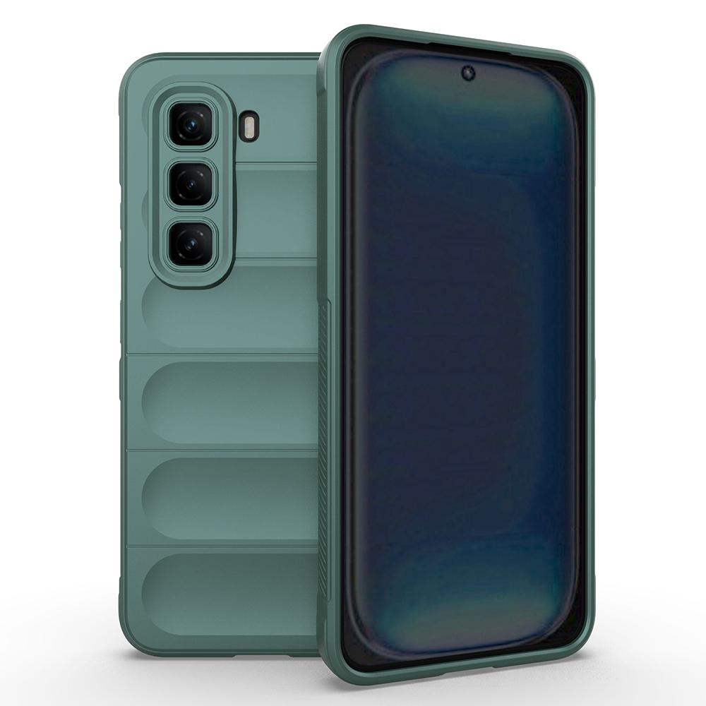 İnfinix Hot 50 Pro 4G Kılıf Esnek TPU Oyuklu Arka Yüzey Tasarımlı Zore Etnik Silikon Kapak - 1