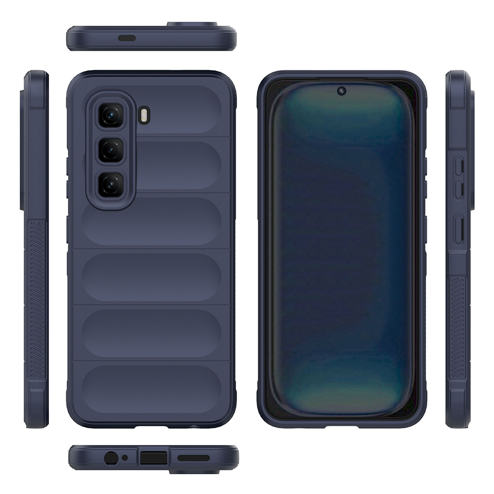 İnfinix Hot 50 Pro 4G Kılıf Esnek TPU Oyuklu Arka Yüzey Tasarımlı Zore Etnik Silikon Kapak - 12