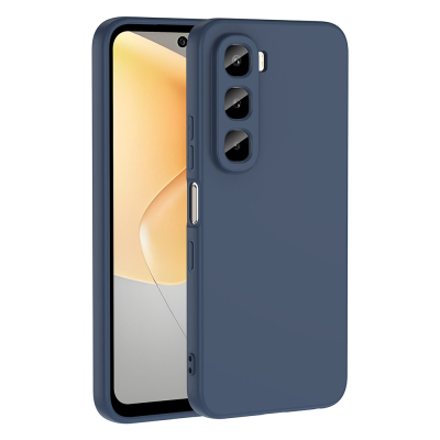 Infinix Hot 60i 4G Case Zore Mara Launch Cover Navy blue