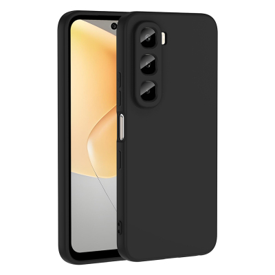 İnfinix Hot 60i 4G Kılıf Zore Mara Lansman Kapak Siyah