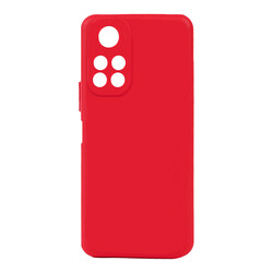 İnfinix Note 11 Pro Kılıf Zore Biye Silikon Kırmızı