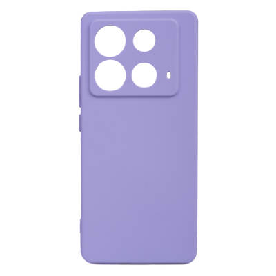 Infinix Note 40 4G Case Zore Biye Silicone Lila