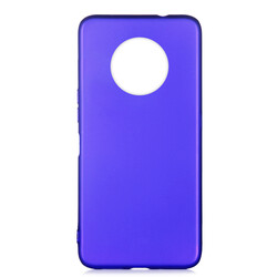 İnfinix Note 7 Case Zore Premier Silicon Cover Saks Blue