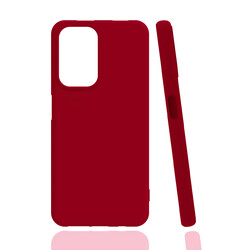 İnfinix Note 8 Kılıf Zore Biye Silikon Kırmızı