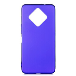 İnfinix Zero 8 Case Zore Premier Silicon Cover Saks Blue