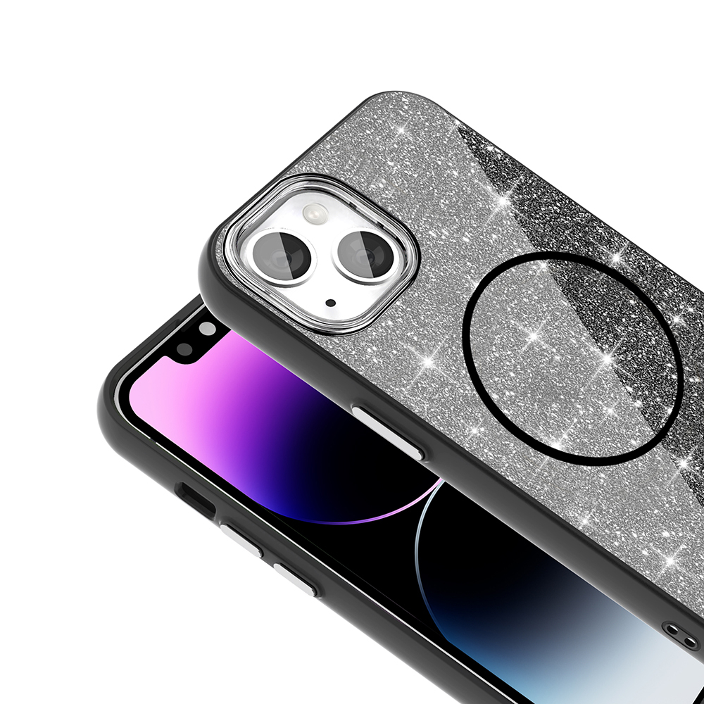 iPhone 11 Kılıf M-safe Şarj Özellikli Parlayan Simli Zore Okso Kapak - 17 iPhone 11 Kılıf M-safe Şarj Özellikli Parlayan Simli Zore Okso Kapak - 17