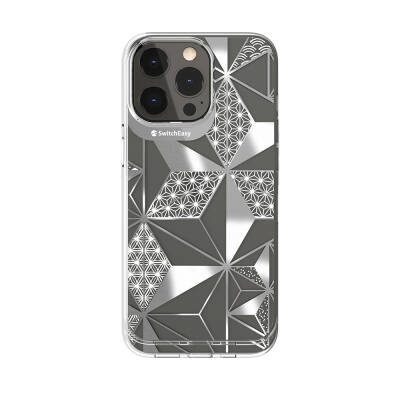 iPhone 13 Pro Case Double IMD Printed Licensed Switcheasy Artist Asanoha Cover Colorless