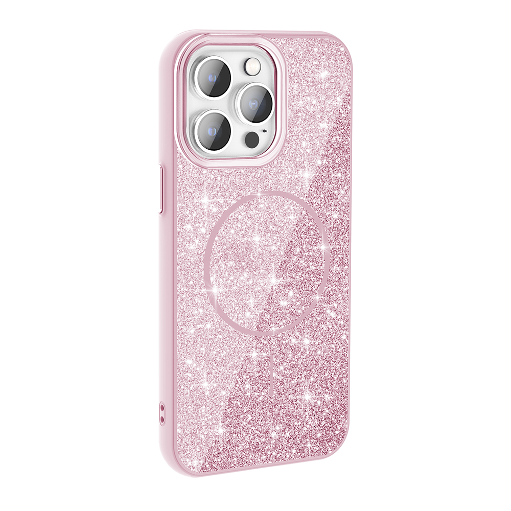 iPhone 14 Pro Max Kılıf M-safe Şarj Özellikli Parlayan Simli Zore Okso Kapak - 7 iPhone 14 Pro Max Kılıf M-safe Şarj Özellikli Parlayan Simli Zore Okso Kapak - 7