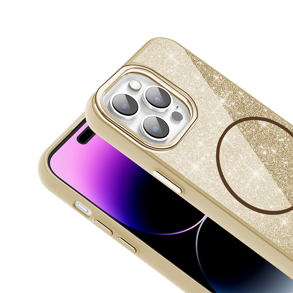 iPhone 14 Pro Max Kılıf M-safe Şarj Özellikli Parlayan Simli Zore Okso Kapak - 11 iPhone 14 Pro Max Kılıf M-safe Şarj Özellikli Parlayan Simli Zore Okso Kapak - 11