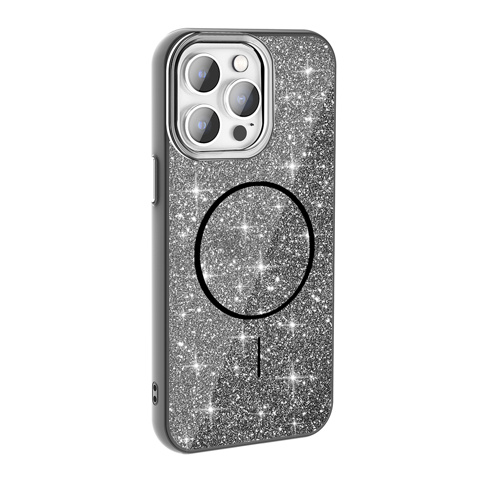 iPhone 14 Pro Max Kılıf M-safe Şarj Özellikli Parlayan Simli Zore Okso Kapak - 16 iPhone 14 Pro Max Kılıf M-safe Şarj Özellikli Parlayan Simli Zore Okso Kapak - 16