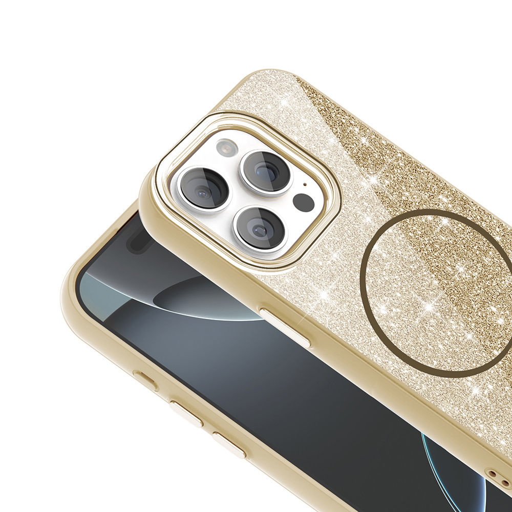 iPhone 15 Pro Kılıf M-safe Şarj Özellikli Parlayan Simli Zore Okso Kapak - 14 iPhone 15 Pro Kılıf M-safe Şarj Özellikli Parlayan Simli Zore Okso Kapak - 14