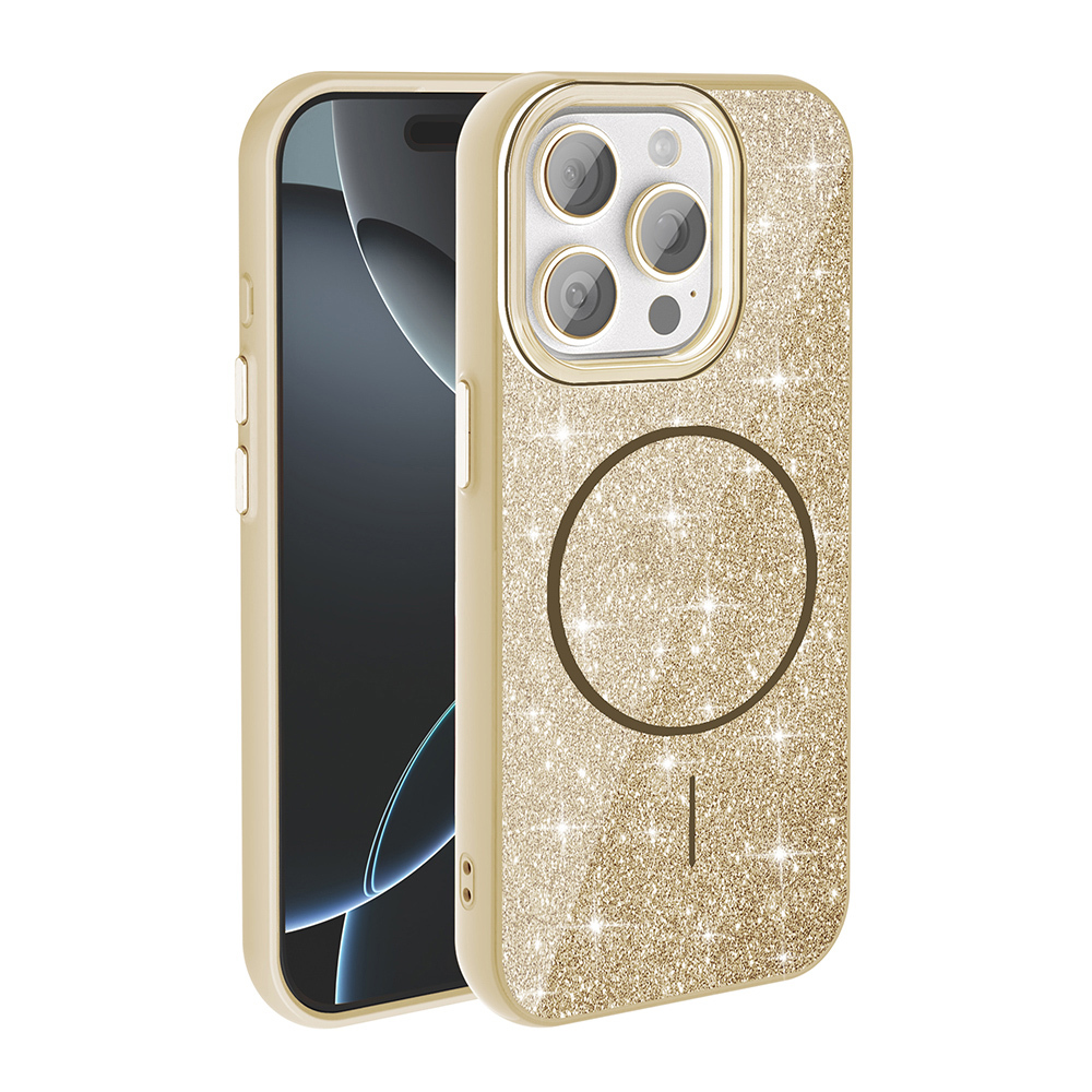 iPhone 15 Pro Kılıf M-safe Şarj Özellikli Parlayan Simli Zore Okso Kapak - 12 iPhone 15 Pro Kılıf M-safe Şarj Özellikli Parlayan Simli Zore Okso Kapak - 12