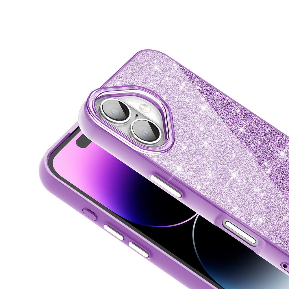 iPhone 16 Plus Kılıf M-safe Şarj Özellikli Parlayan Simli Zore Okso Kapak - 14 iPhone 16 Plus Kılıf M-safe Şarj Özellikli Parlayan Simli Zore Okso Kapak - 14