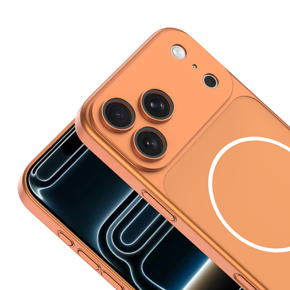 iPhone 16 Pro Kılıf Zore M-Safe Şarj Özellikli Kamera Korumalı Spark Kapak - 8