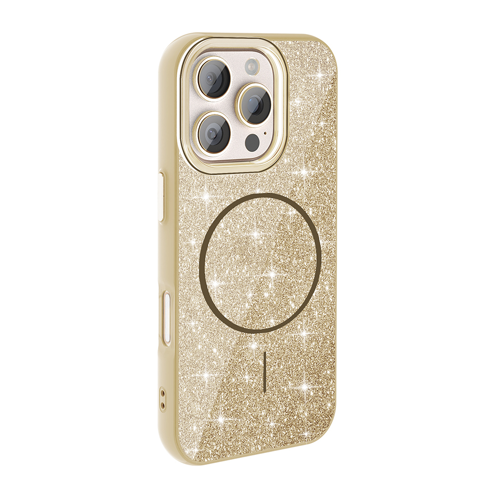 iPhone 16 Pro Max Kılıf M-safe Şarj Özellikli Parlayan Simli Zore Okso Kapak - 3 iPhone 16 Pro Max Kılıf M-safe Şarj Özellikli Parlayan Simli Zore Okso Kapak - 3