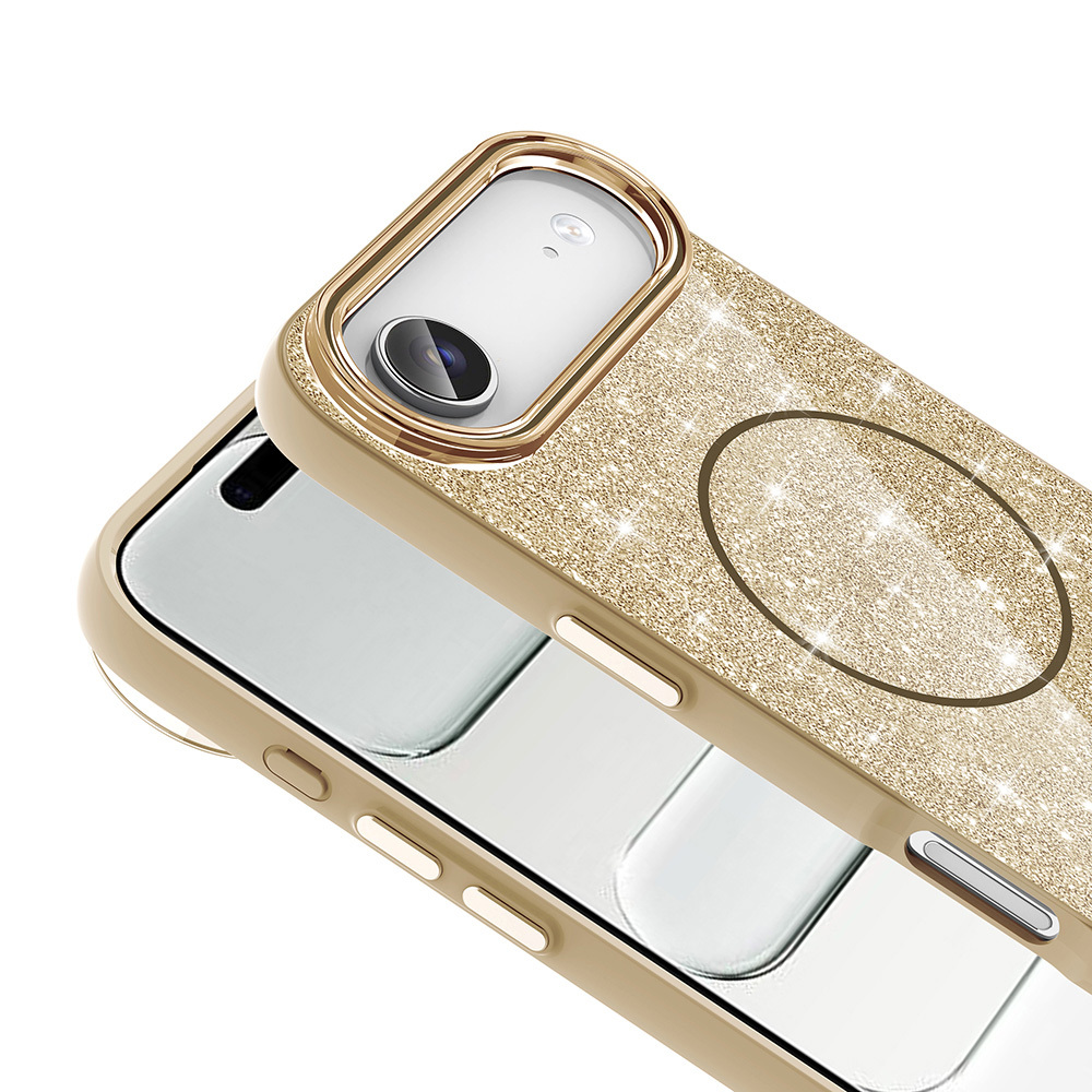 iPhone 17 Air Kılıf M-safe Şarj Özellikli Parlayan Simli Zore Okso Kapak - 13 iPhone 17 Air Kılıf M-safe Şarj Özellikli Parlayan Simli Zore Okso Kapak - 13