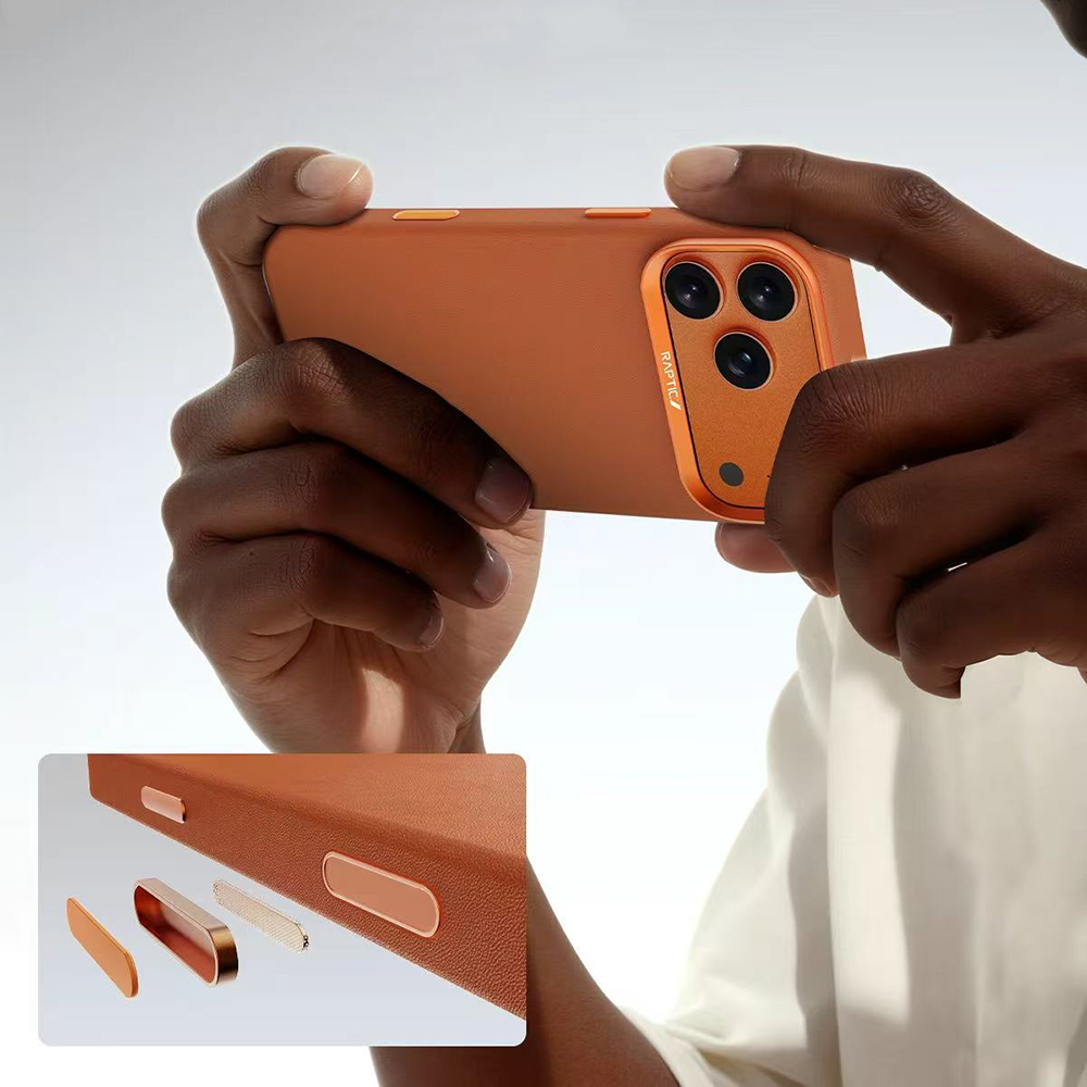 iPhone 17 Pro Case M-Safe Charging Polymeric Leather Raptic Urban Nano Cover - 24