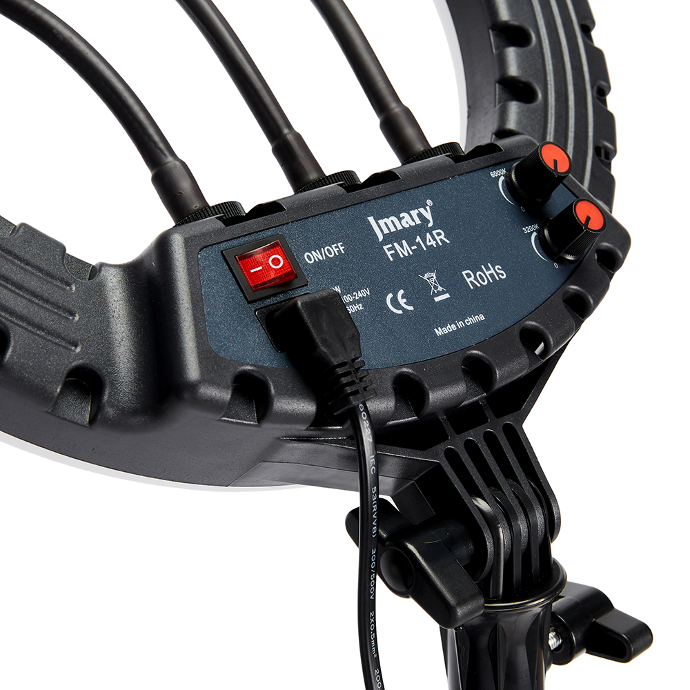 Jmary FM-14R Kumandalı 34cm Işıklı Telefon Tutucu Ring Light - 14