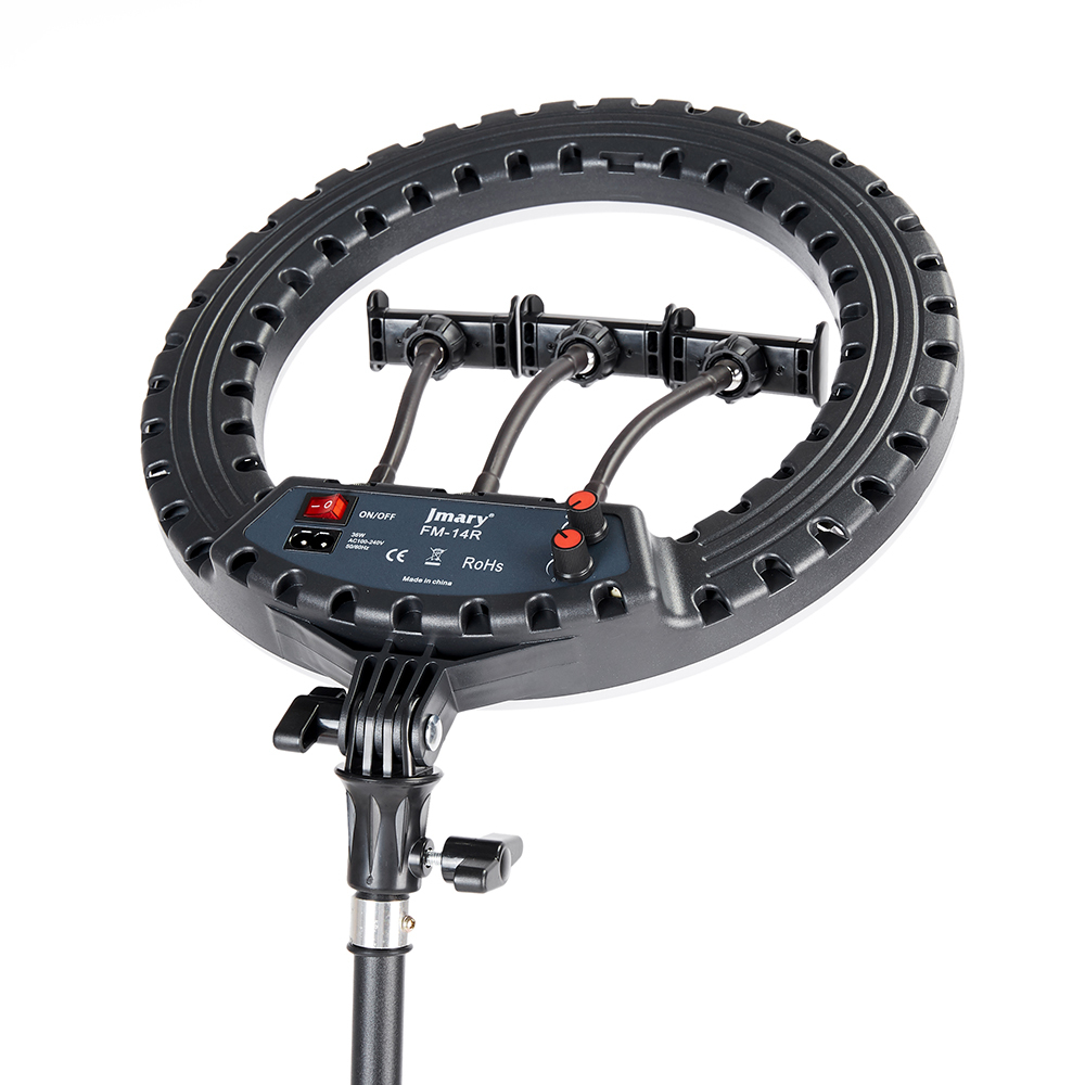 Jmary FM-14R Kumandalı 34cm Işıklı Telefon Tutucu Ring Light - 17